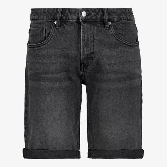 Unsigned heren denim short zwart - Maat L
