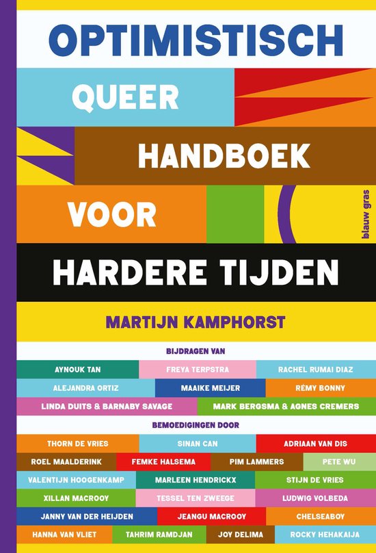 Optimistisch queer handboek voor hardere tijden - cover