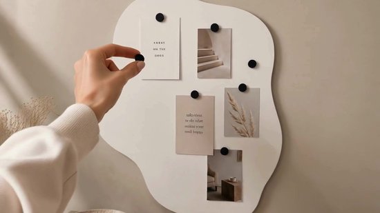 HOYA living - Koelkastmagneten Dots - Zwart - 12 stuks - Whiteboard magneten - Ronde sterke magneten - Kleine magneetjes - Magneten koelkast