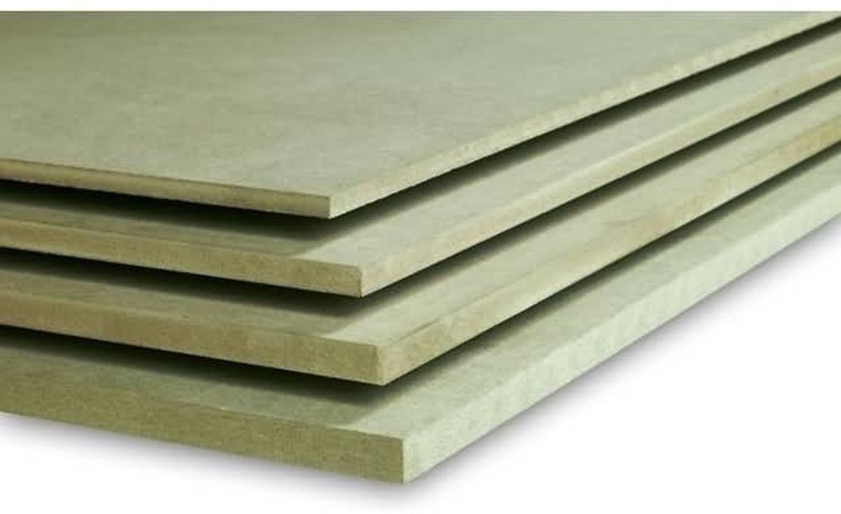 MDF Plaat 25x50cm - 3.00 mm dik (2 stuks) - Houtplaatjes voor DIY, Modelbouw en Creatieve Projecten