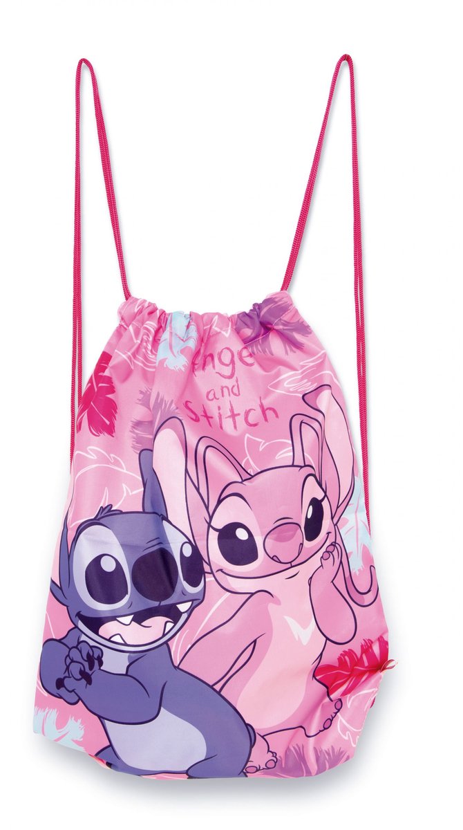 Disney Stitch Gymtas - Sporttas - Rugzak - Rugtas - Schooltas - Gymtas Jongen - Gymtas Meisje — afbeelding 2