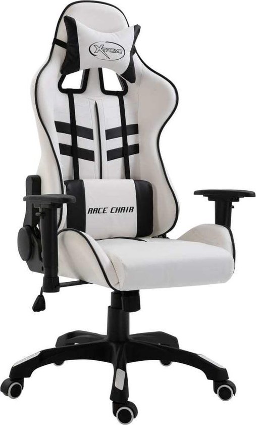 Gamestoel Zwart - Gaming Stoel - Gaming Chair - Bureaustoel racing -  Racestoel -... | bol.com