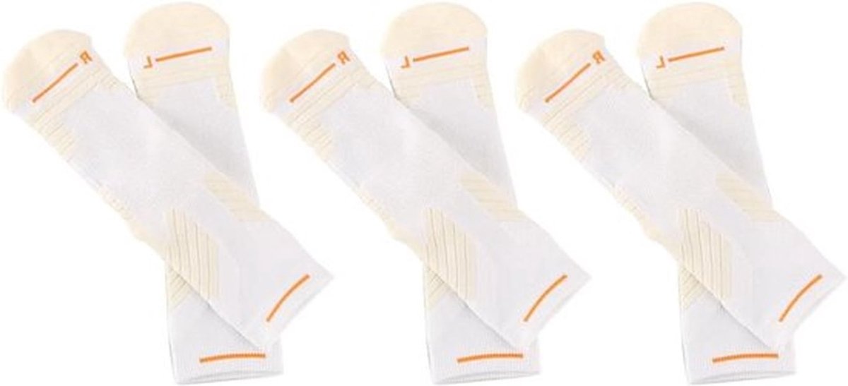 1200x547.jpg Sportsokken voor mannen en vrouwen - Compressiesokken - Ademende wandelsokken - Midtube sokken - 3 paar - Hardloopsokken - Basketbalsokken - Handdoek onderkant - Geschikt voor sport - Wit - Afbeelding 1
