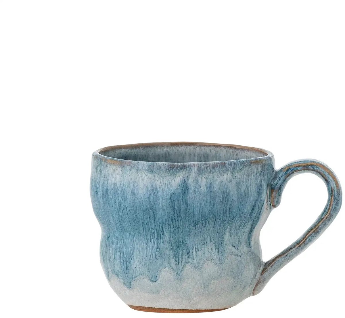Mok aardewerk blauw Nara - 350ml