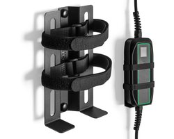 Laadstation Houder - Oplaadpunt Accessoire - Elektrische Auto - Gemaakt in EU - 17 x 10 cm - Zwart