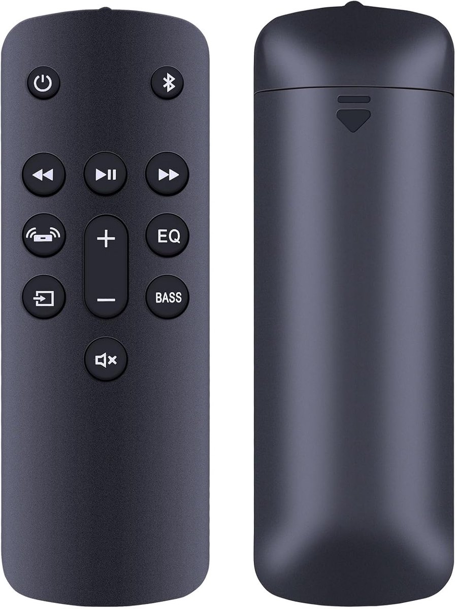 Afstandsbediening - Universele Controller - Soundbar Bediening - Ergonomisch Ontwerp - 9x4x2 cm - Zwart