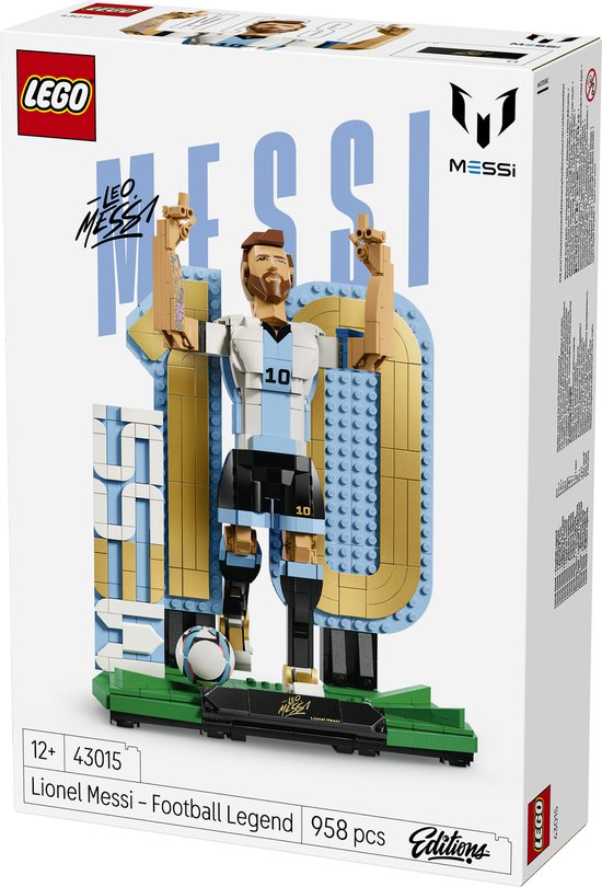 LEGO Editions Lionel Messi – Légende du football Jouet de football pour enfants - 43015