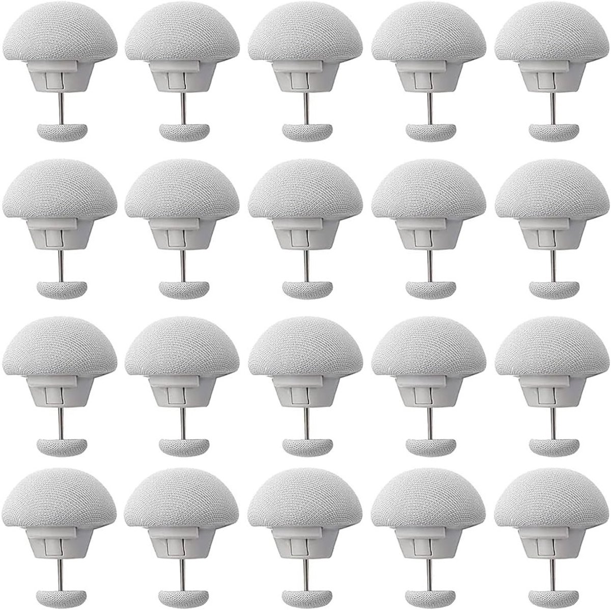 20 Stuks Duvet Clips, Comforter Bevestigingsclips, Antislip Paddenstoelvorm, Ideaal voor Dekbedden en Dekens