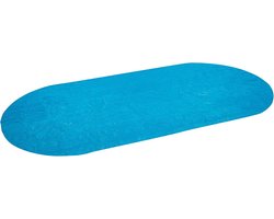 Zwembadafdekking Solar - Ovaal Dekzeil - Zomerklaar Maken - Warmte Vasthoudend - 500 x 311 cm - Blauw