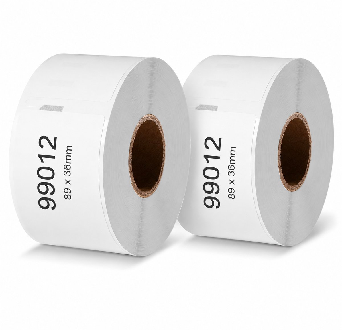 Huismerk geschikt voor Dymo 99012 Label Rol (2X) - Geschikt voor LabelWriter 400 - 450 - Twin - Turbo - Wireless