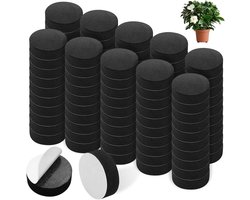 Set van 100 Zelfklevende Poten voor Bloempotten, Geschikt voor Kleine, Middelgrote en Grote Potten, Ideaal voor Binnen en Buiten (3 cm Diameter)