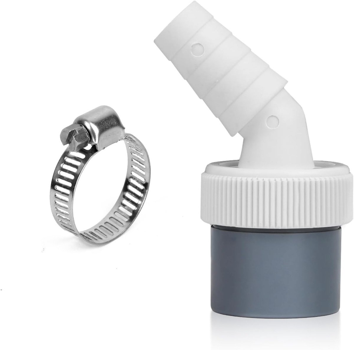 Afvoeradapter voor Wasmachine en Vaatwasser 18-24mm met Slangklemmen
