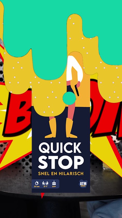 Quickstop - Asmodee - Nederlandstalig kaartspel - Party- en familiespel - Vanaf 10 jaar