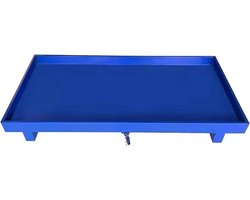 Modulaire Lekbak - Vaten Opslag - Industriële Opslag - Met Afvoer - 65x65cm - Blauw
