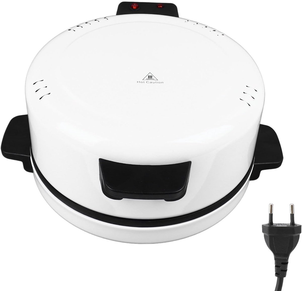 Elektrische Pizzamaker - Pizzaoven Keukenapparaat - Thuis Pizza Bakken - Snelle Bereiding 6 Minuten - 30 cm Diameter