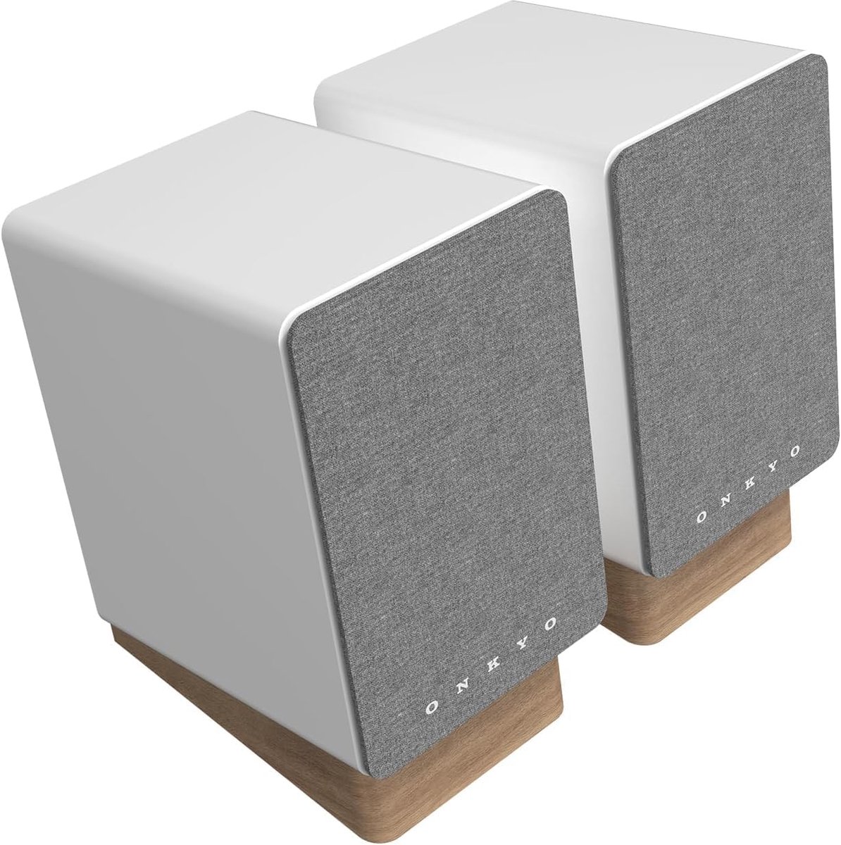 Actieve Boekenplank Luidsprekers - Studio Monitoren - Muziek Productie - Draadloze Bluetooth Connectiviteit - 3 Inch Woofer - Wit