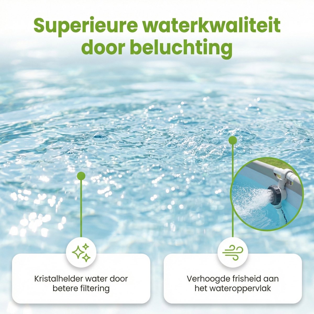 Intex 26646GS Zandfilterpomp - SX2100 - 6000 liter per uur inclusief Filterglas (2 stuks) en Testrips – foto 2