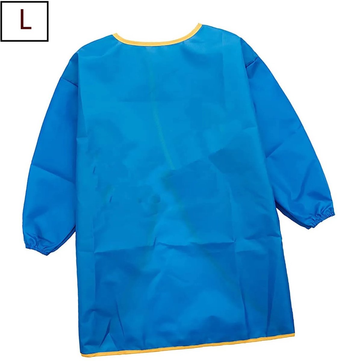 Kinderschort voor schilderen - Knutselschort voor kinderen - Kinderschort - Schilderschort geschikt voor lange mouwen - Blauw Maat L