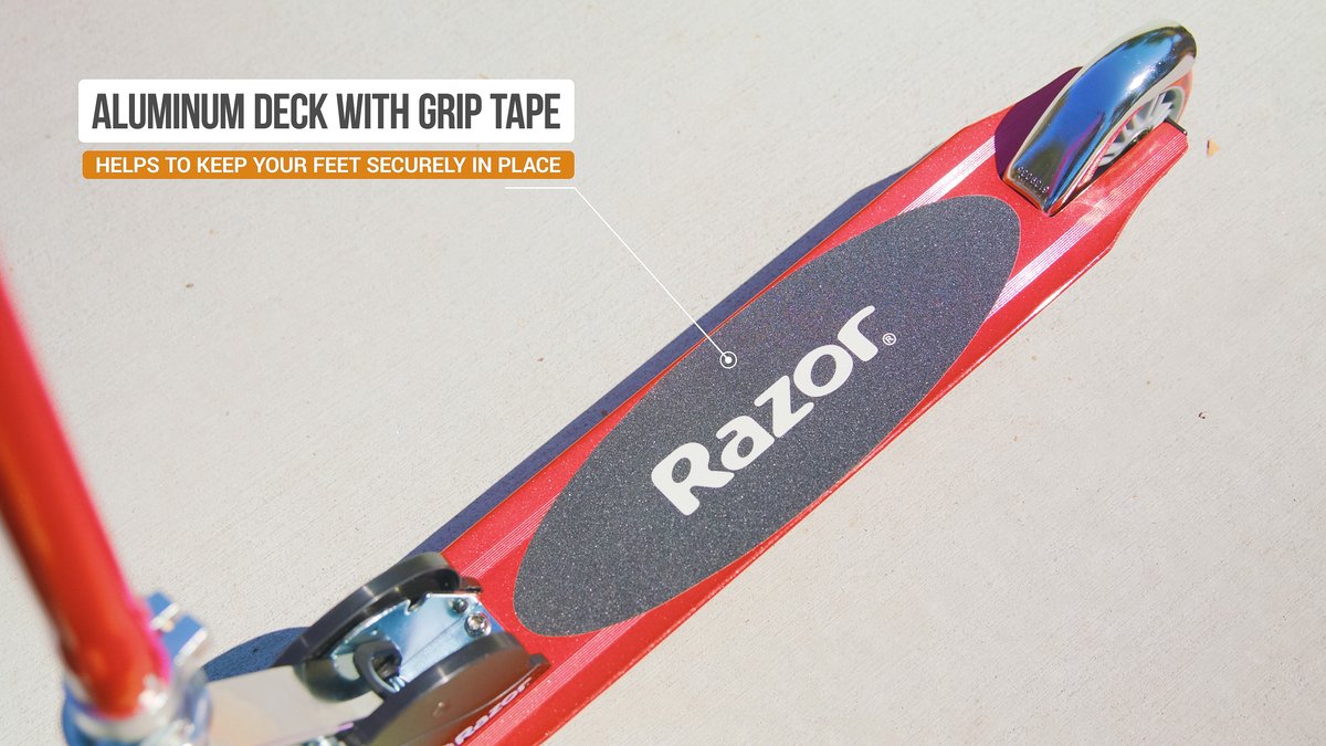 Razor S Sport - Step - Rood - Opvouwbaar - Kleine Wielen 98 mm - Voor Kinderen - Tot 100 kg - Vanaf 6 jaar — afbeelding 9