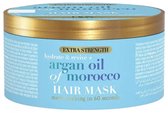 Masque capillaire OGX Masque Extra fort à l'huile d'argan du Maroc - Masque capillaire pour Cheveux abîmés - Soins capillaires - Masque - Huile d'argan