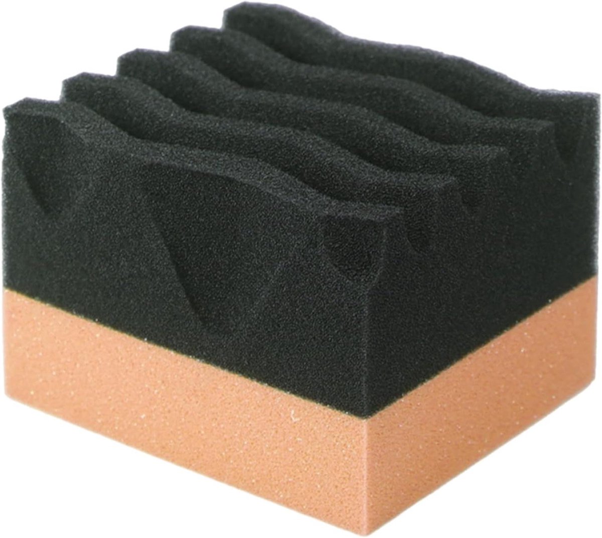 Banden Applicator - Foam Wax Pad - Auto Detaillering - Ergonomisch Handvat - 9.5 x 8.5 x 6.5 cm - Oranje