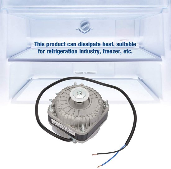 Condensor Motor - Koelmotor Ventilator - Koeling Aanpassen - Laag Geluidsniveau - 33 Watt - Zilver — afbeelding 2