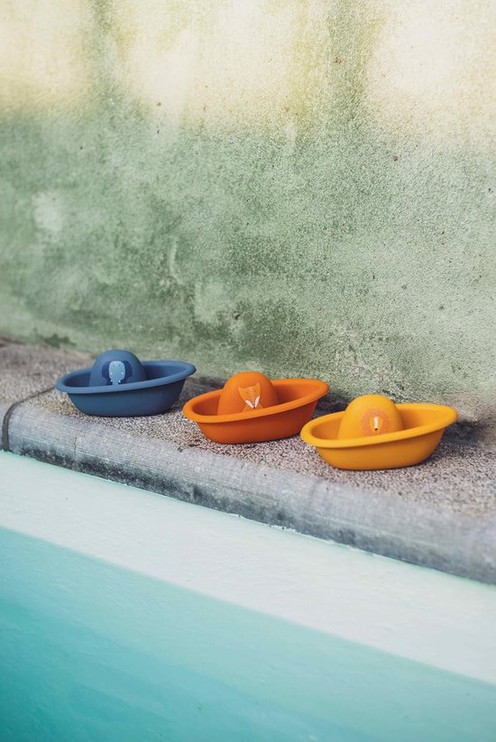 Stapelbare Speelbootjes - Badbootjes Stapelen - Spelen in bad - 3 Delig - 14.5 cm - Blauw — afbeelding 3