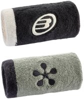 Bullpadel zweetbanden zweetbandjes Premier Padel Kaki/Zwart