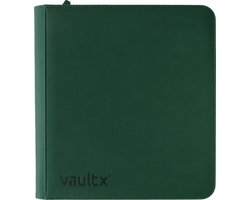 Vault X 12-Pocket Exo-Tec® Zip Binder - Verzamelmap - 480 Kaarten/Groen