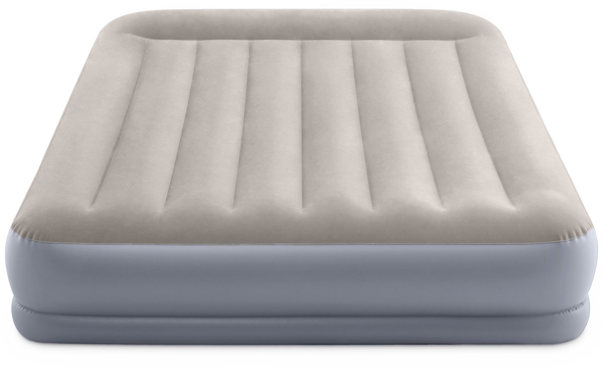 Intex Queen Pillow Rest Mid-Rise Luchtbed met ingebouwde pomp - 203 x 152 x 30 cm