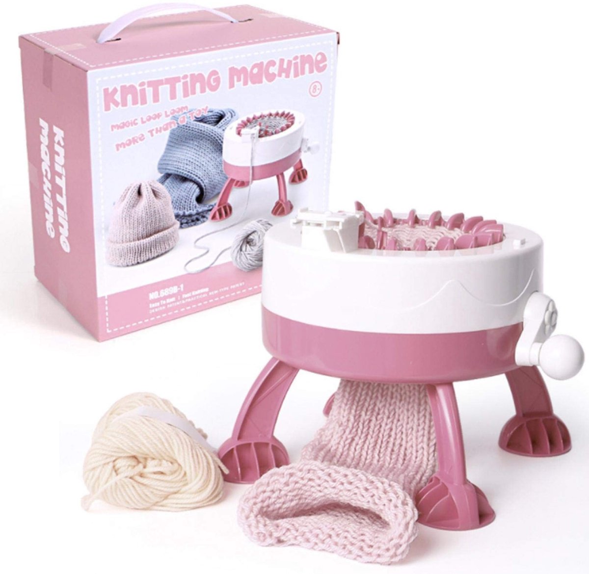 Dailygoods- Breimachine 22 Naalden - Breimachine Volwassene - Handbreimachine - Woven Sjaals/Hats/Sokken - Compact en Lichtgewicht - Snelle Weefervaring - Breiloom