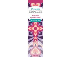 De mooiste kleurboekenleggers Kleuren op nummer - Mandala's - cover