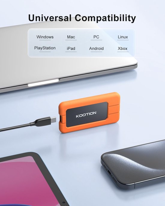 Interne SSD - Opslag Schijf - Snelle Data Overdracht - Hoge Snelheid - 1 TB - Zilver — afbeelding 2