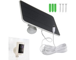 Ring Solar Charger | Weatherproof Rechargeable Smart Solar Panel,Solar Panel for Ring Camera - for Indoor, Home, Office, Apartment, Student House, Balcony, Patio, Spotlight,