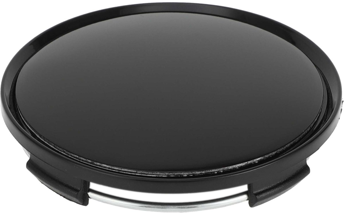 Dailygoods- Wielnaafcaps 63mm - Zwarte Caps - Beschermers - Universele Auto Accessoires - Duurzaam - Eenvoudig te installeren - Wielnaafdeksel