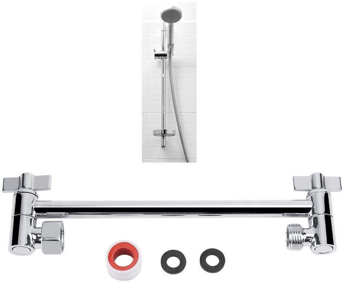 Dailygoods- Douchearm Verstelbaar - Douchehouder - Douchekop Houder - Koper - Corrosiebestendig - Ergonomisch Ontwerp