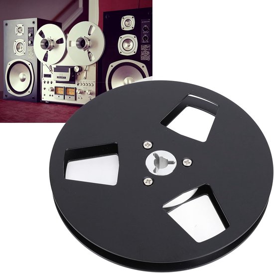 Lege Spoel - Tape Reel - Muziek Opnemen - Aluminium Legering - 5 Inch - Zilver — afbeelding 2