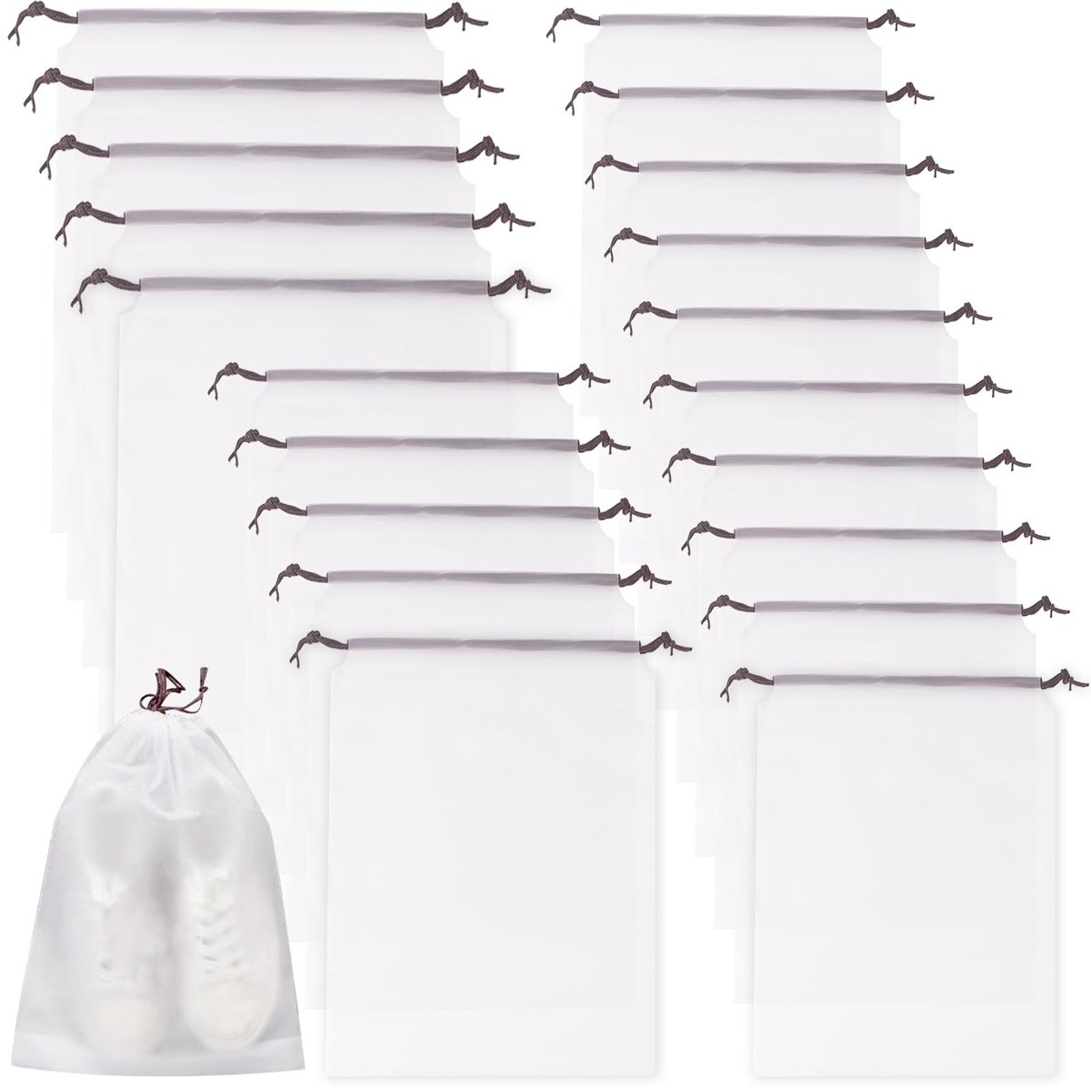 Dailygoods- Schoenentas Waterdicht - Opbergzakken - Draagbare Trekkoord - Stofdichte Zak - Organizer - Voor Mannen/Vrouwen - Opbergzak