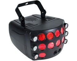 E-Lektron Butterfly-3 LED party lichteffect met laser - RGBW