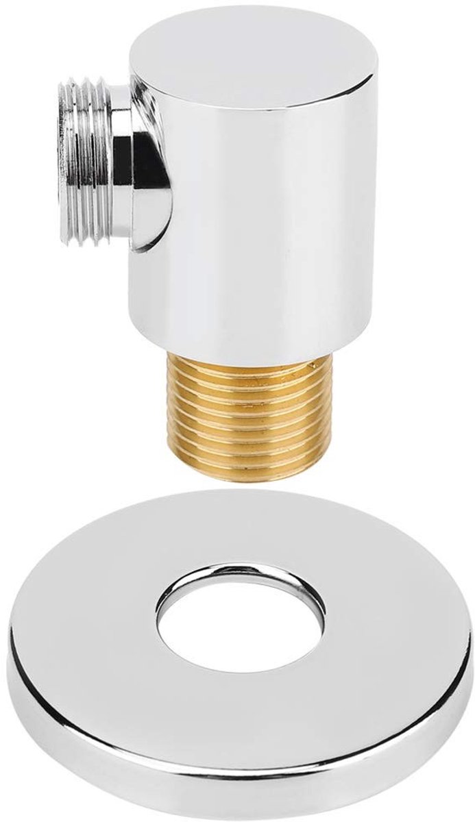 Dailygoods- Doucheslang Connector Wandmontage - Toevoerbocht - Uitloop - Muurbocht - Badkameraccessoires - Hoogwaardige Kwaliteit - Doucheconnector