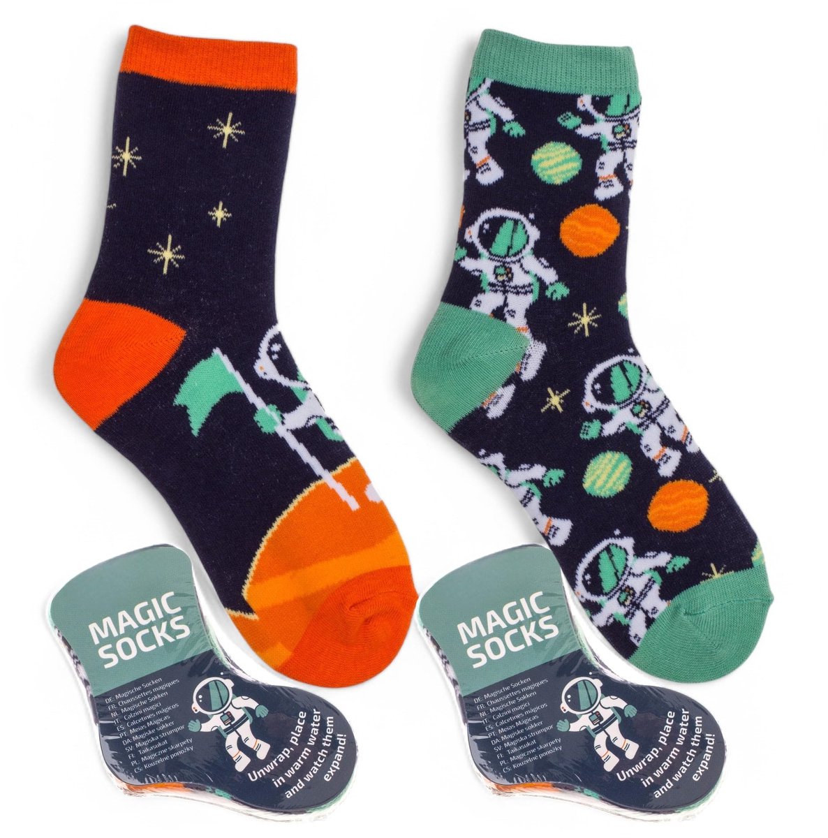 Dailygoods- Magische Sokken - 2 Paar - EU 22-34 - Katoenrijk - Machinewasbaar - Knuffelige Kousen - Verrassingseffect - Kinderkousen