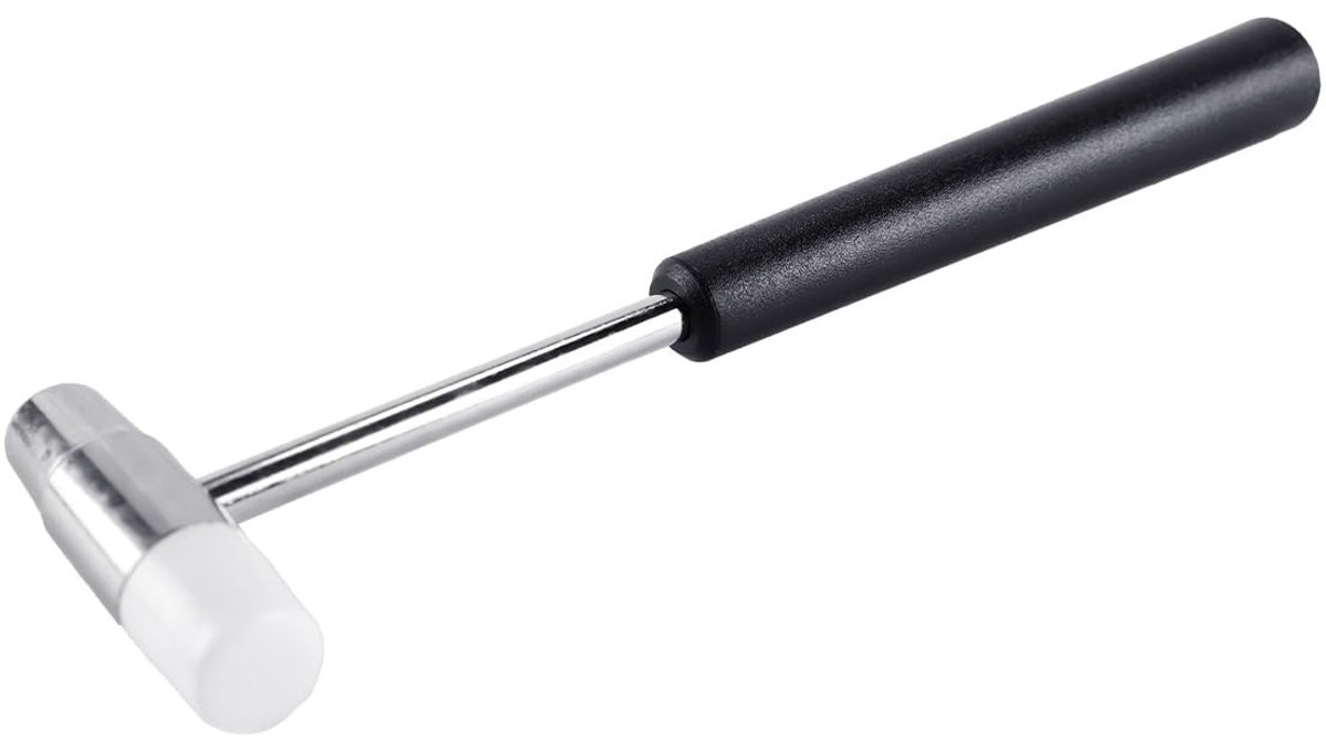 Dailygoods- Rubberen Hamer Duurzame Constructie - Dubbelkop - Klein Formaat - Lichtgewicht - Efficiënt voor Horloge Reparatie - 40 x 150 mm