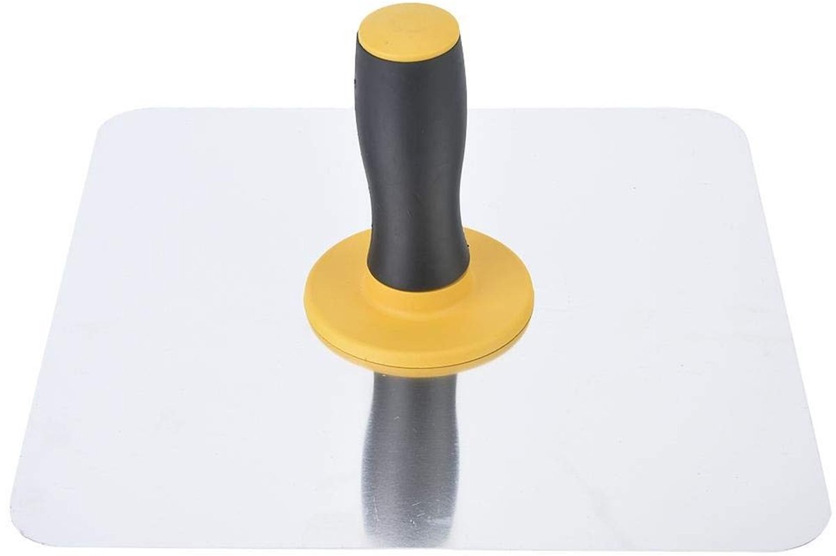 Dailygoods- Troffel hoge hardheid - Aluminium - Draagbaar - Tweekleurige handgreep - 300 mm - Stevig en sterk - Bepleistering