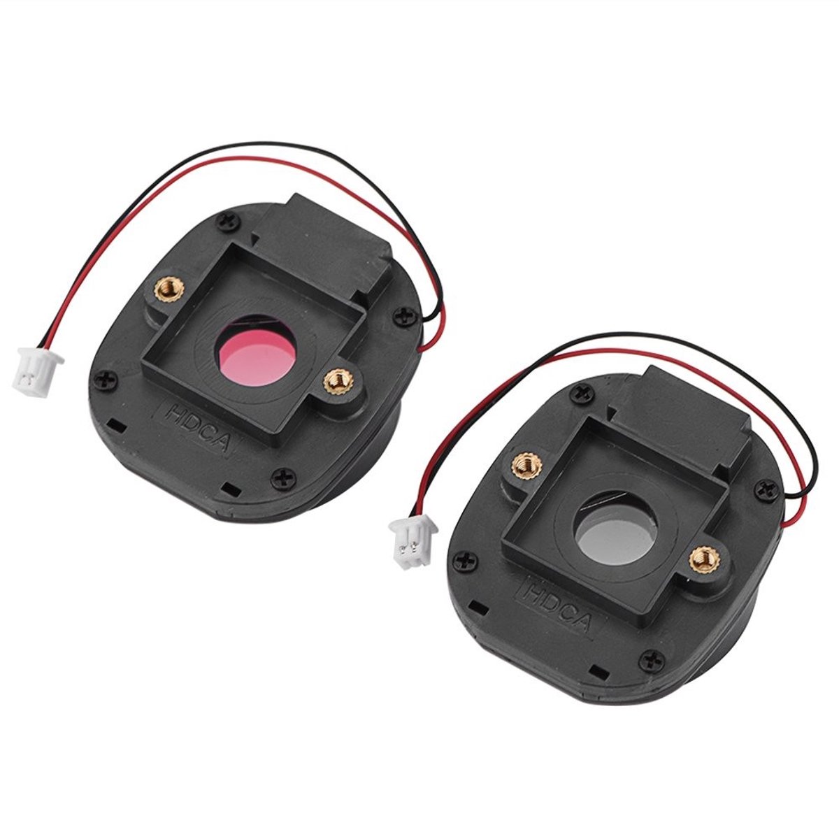 Dailygoods- IR-blokkeerfilter 2 stuks - IR-Cut Filter - Lichtgewicht Kunststof - Voor CCTV/IP/HD-camera - Helder Nachtzicht - Volledig Spectrumglas
