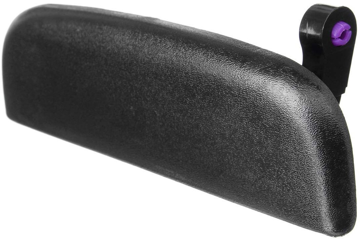 Dailygoods- Deurgreep Zwart - Deurknop - Vervangingsonderdeel - Voor Suzuki New Alto - Plastic - Afmeting 15cm x 4.2cm - Deurgreep Buiten