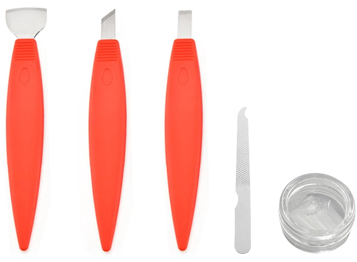 Dailygoods- Voetverzorgingsset 3 Stuks - Pedicure Set - Elektrische Nagelvijl - Eeltverwijderaar - Polijstschijven - Kunststof/Roestvrij Staal