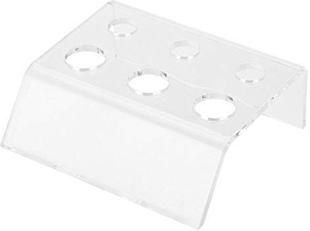 Dailygoods- Tattoo Cuphouder Professioneel - Transparante Acryl Houder - Duurzaam - Geschikt voor Pigmentbekers - Ideaal voor Tatoeages - Makkelijk te Wassen - Pigmenthouder