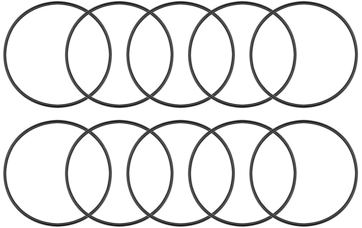 Dailygoods- O-ringen 10 Stuks - Nitrilrubber - 50 mm Buitendiameter - 43,8 mm Binnendiameter - 3,1 mm Breed - Afdichtingsset - Afdichtringen