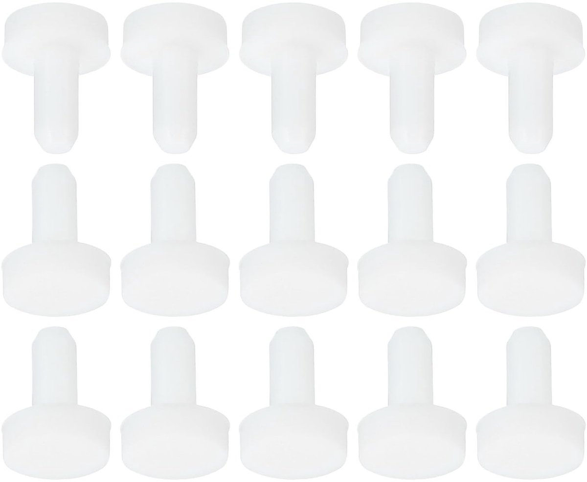 Dailygoods- Stopper Zachte Flexibele Siliconen - Rubber Plug - 15 Stuks - Voor 2.8-3mm Gat - Duurzaam - Antislip