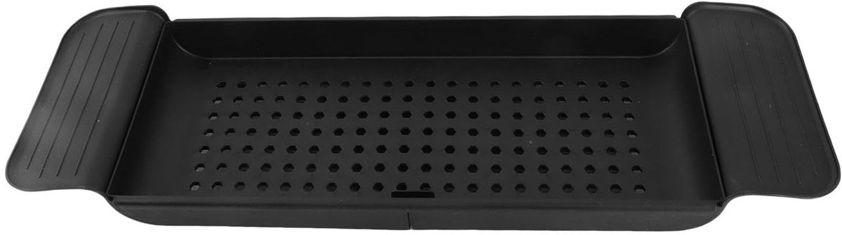 Dailygoods- Badcaddy Uitbreidbaar - Badkuipwagen - Kunststof - Slijtvast - Compact - Voorwerpenhouder - Badkuiprek